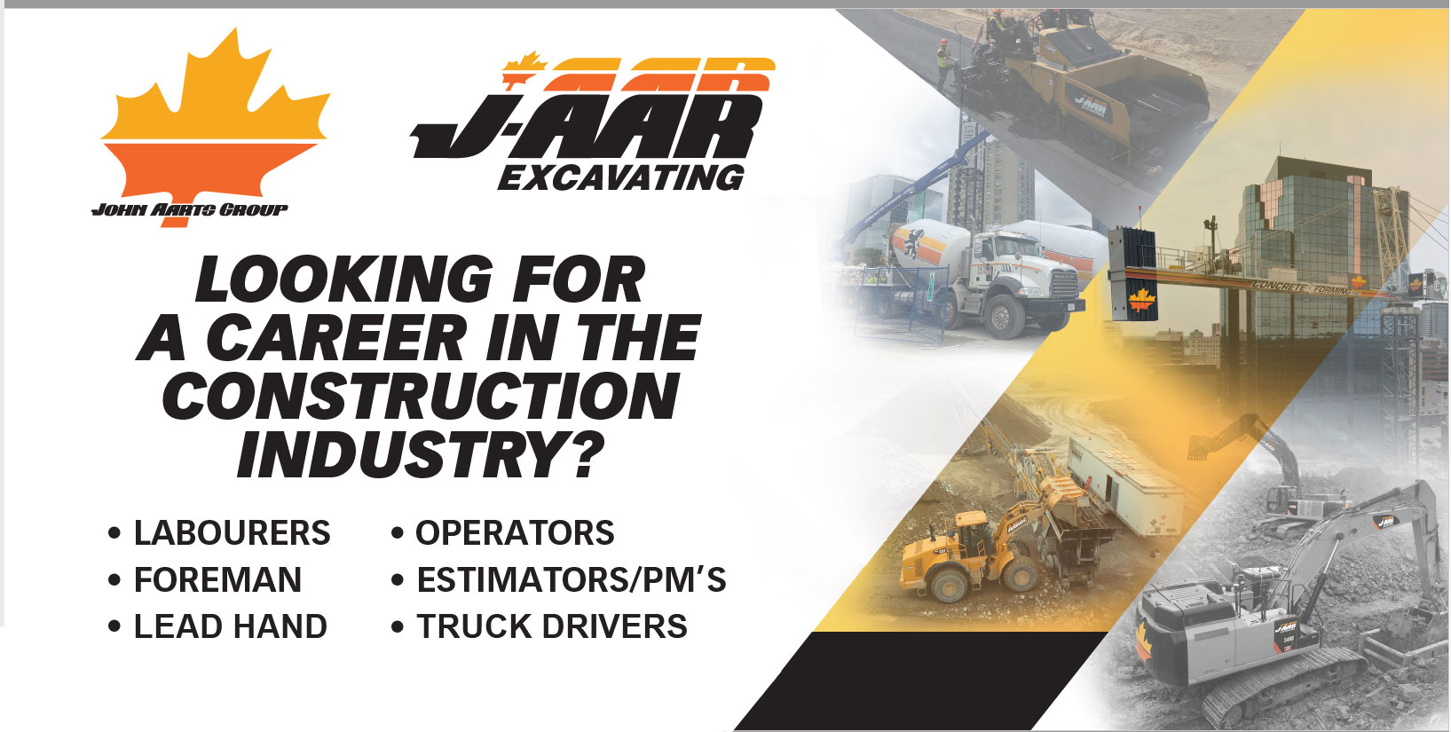 J-AAR Excavating Emplyment Opportunities